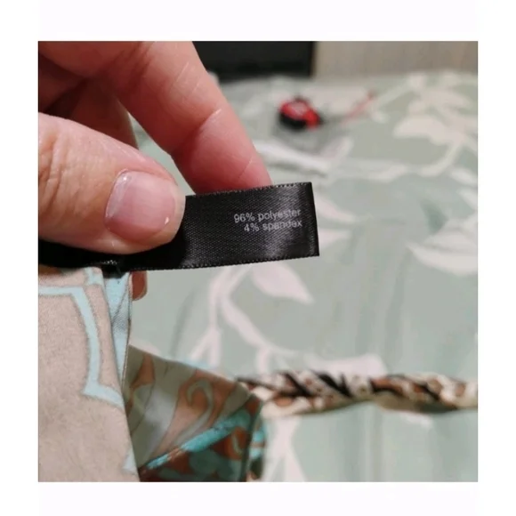 The Limited Red and Blue Paisley Blouse - Picture 9 of 12